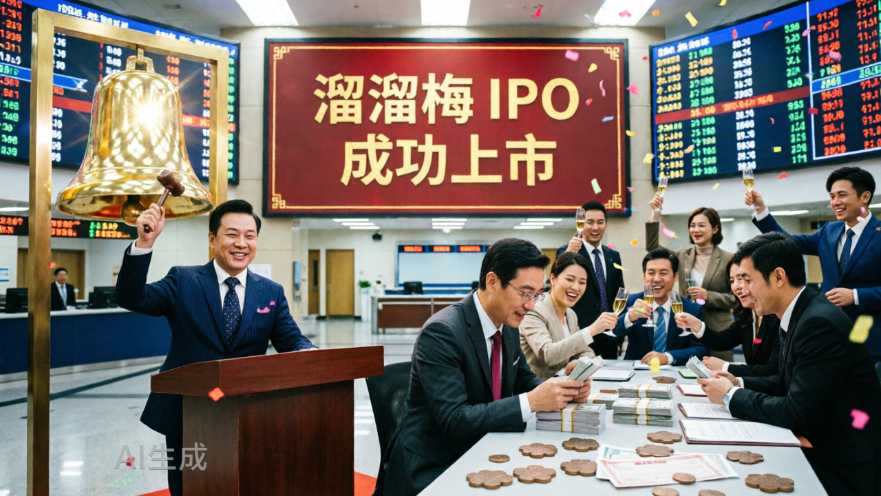 溜溜梅IPO：谁在敲钟，谁在数钱？