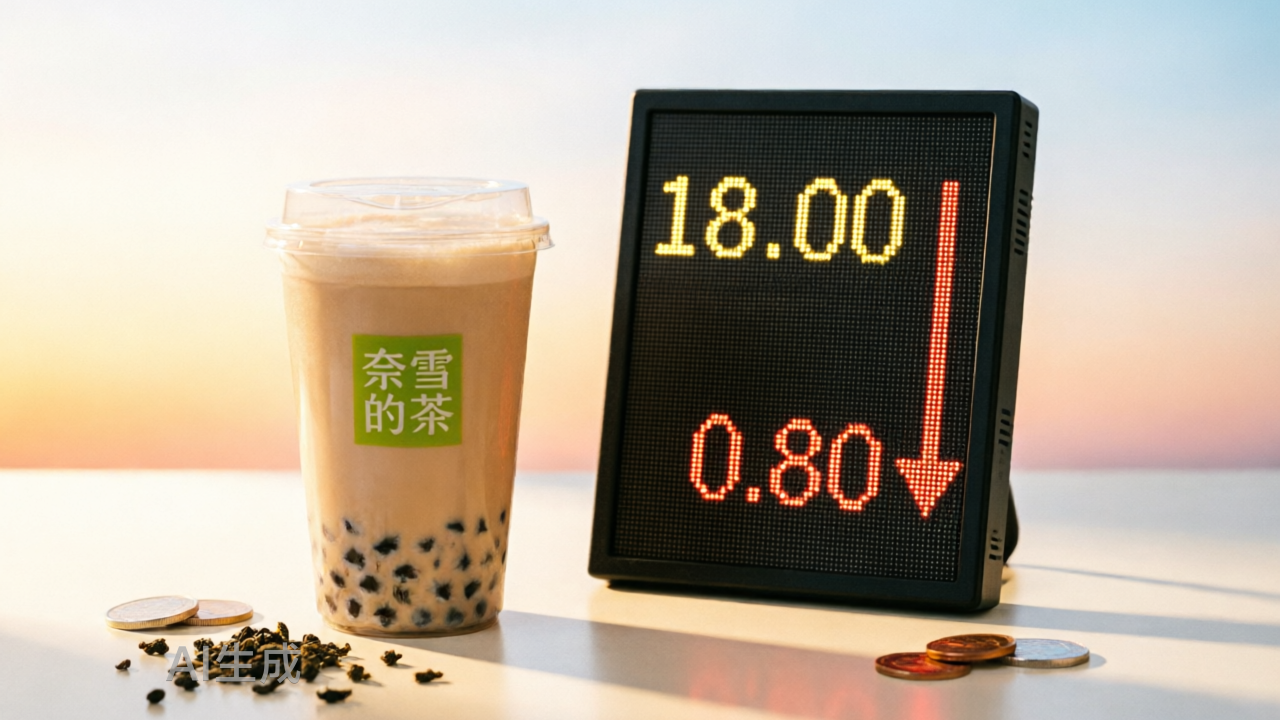 奈雪的茶，股价从18元跌倒8毛，到底发生了啥？