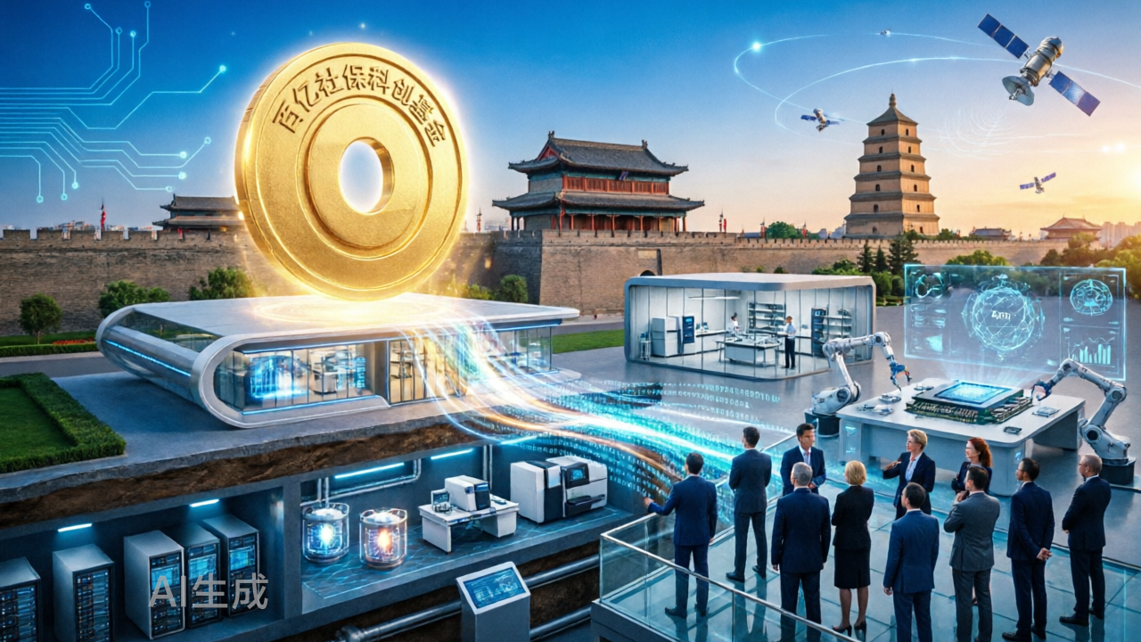 百亿社保科创基金落子陕西，长期资本“国家队”深入硬科技腹地