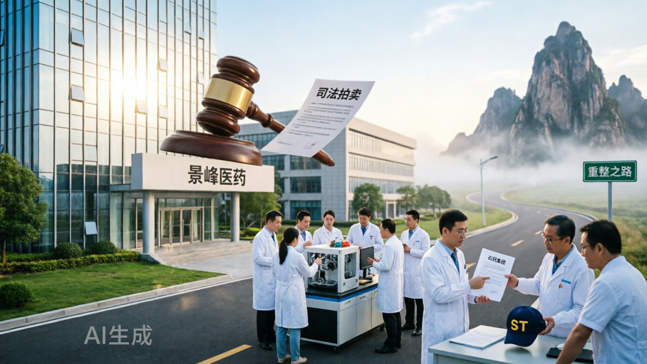 景峰医药创始人2500万股遭法拍：石药入主摘帽后，经营大考才开场