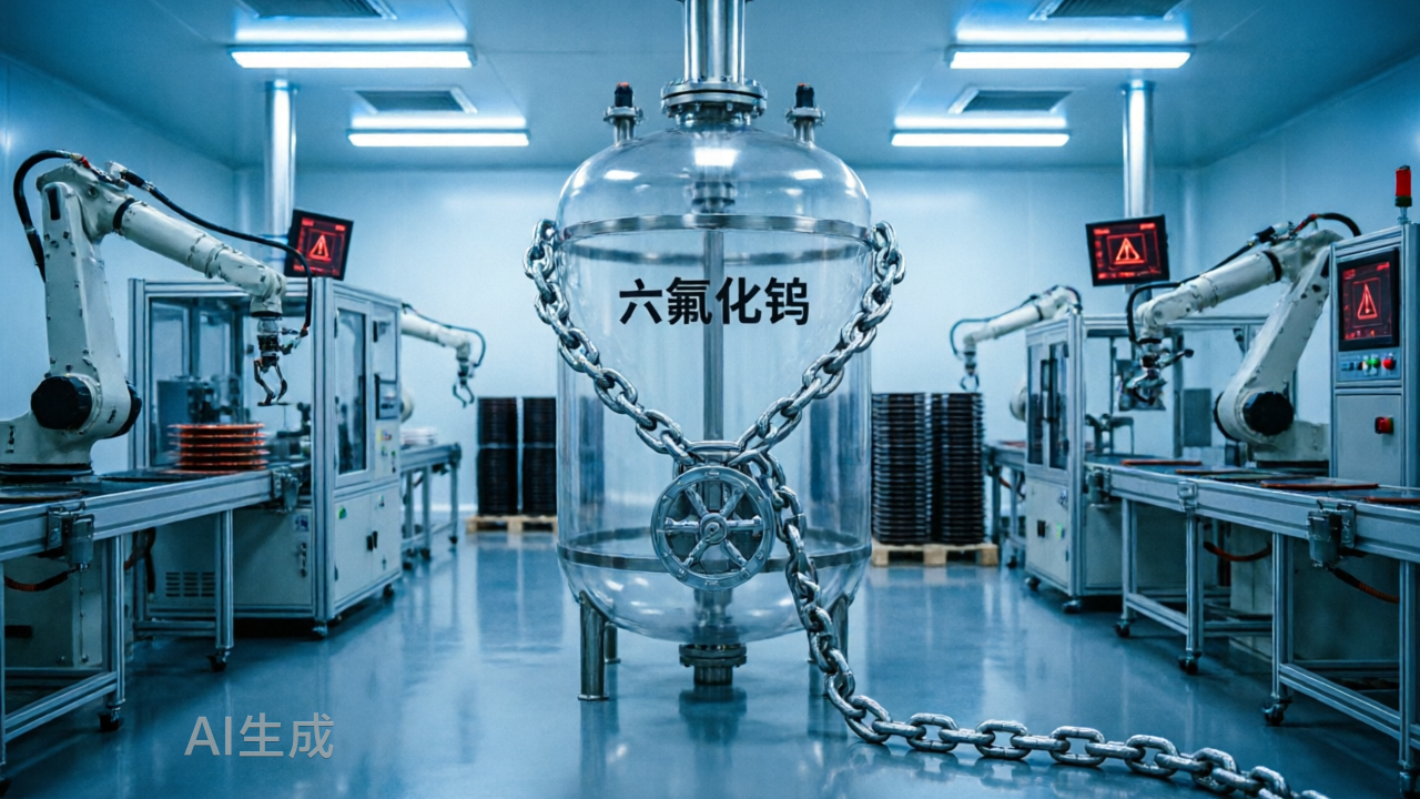 六氟化钨断供，扼住全球芯片“咽喉”