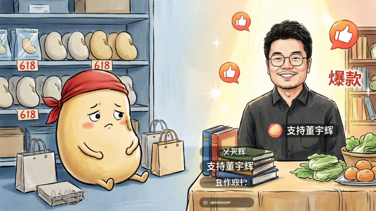 豆包首战618，不如董宇辉