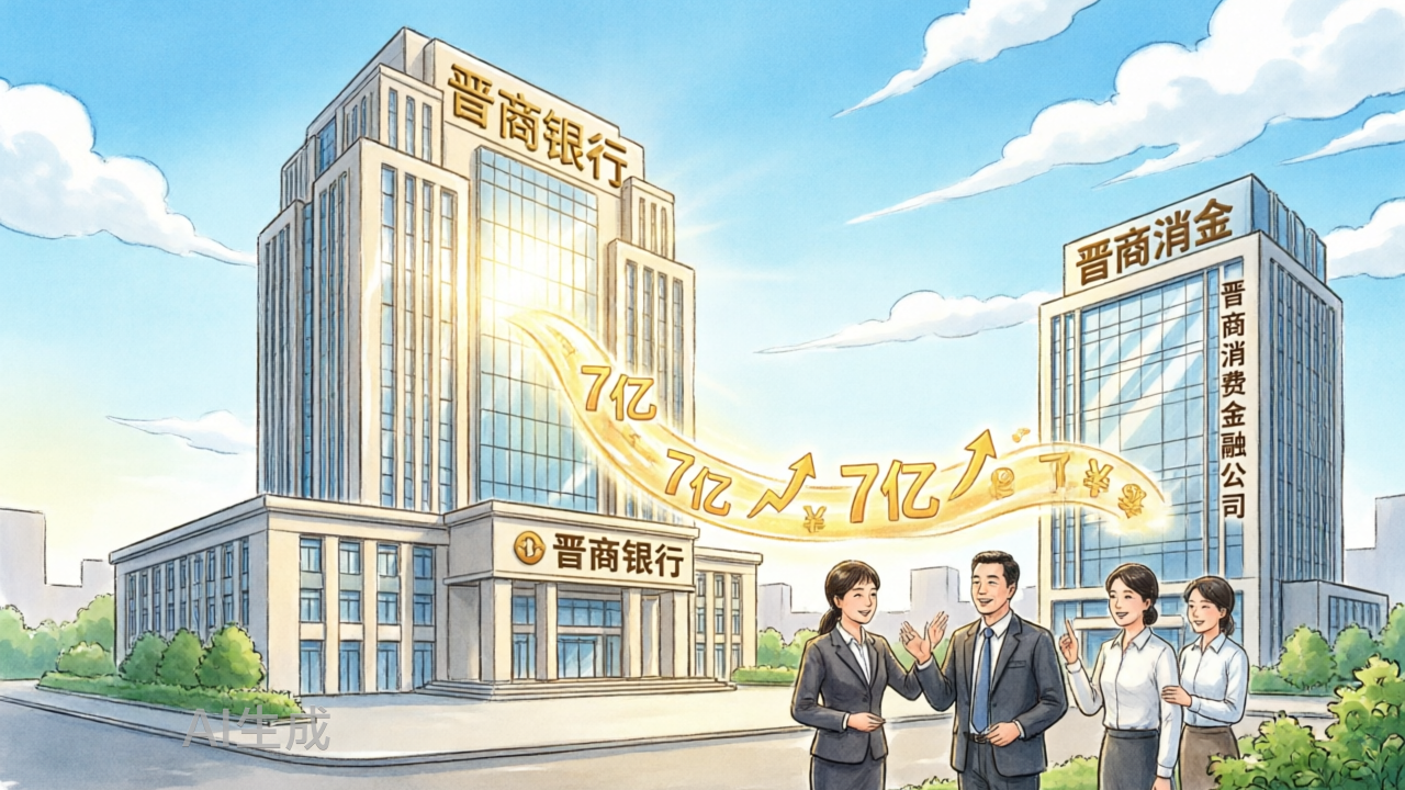 晋商消金十年首次增资，晋商银行一把砸下7个亿