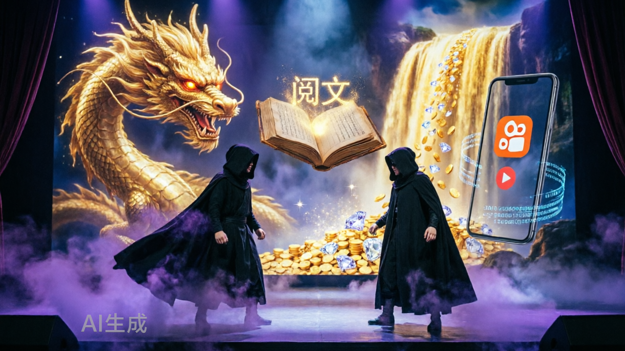 祖龙 + 快手两款诡秘同台对打，阅文押注的接班人能复刻斗罗百亿流水神话？