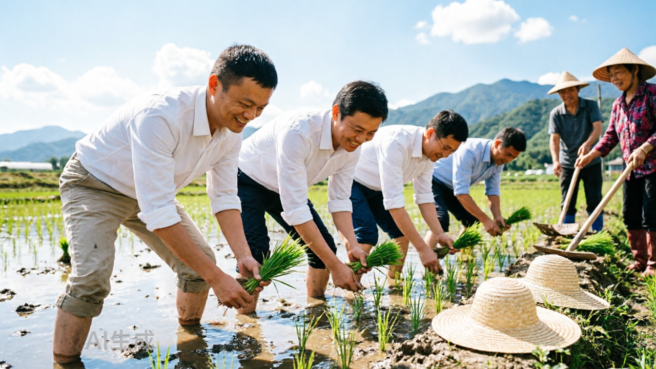 马云和阿里决策层，为什么突然集体下田？