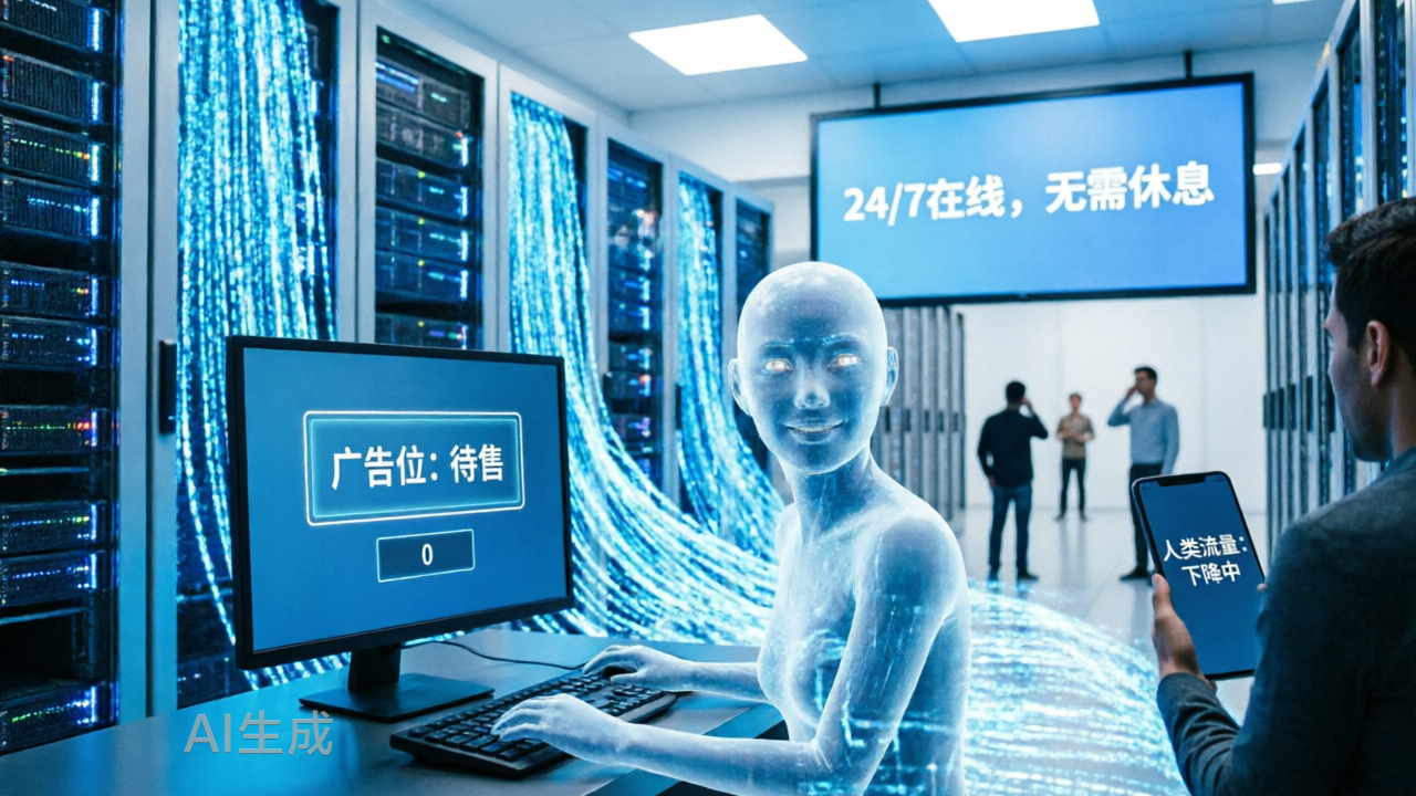 机器人流量反超人类，AI不睡觉不花钱，广告位还卖给谁？