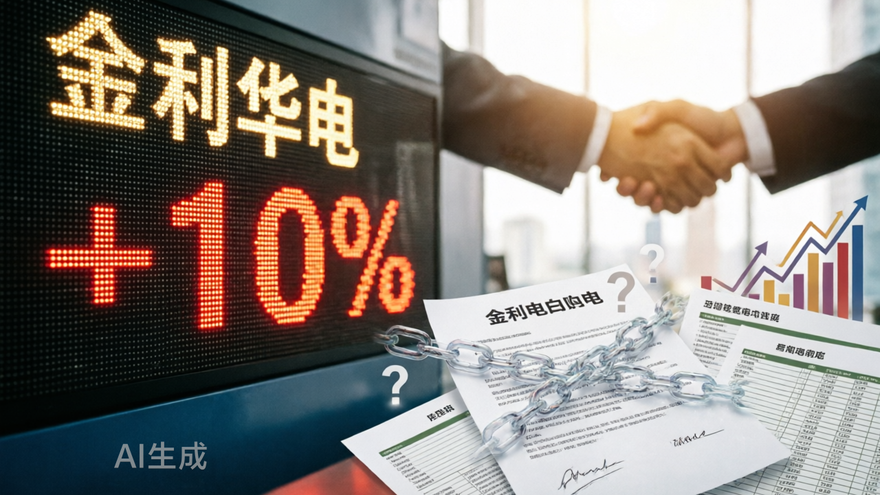 金利华电的第六次并购，难在涨停之后