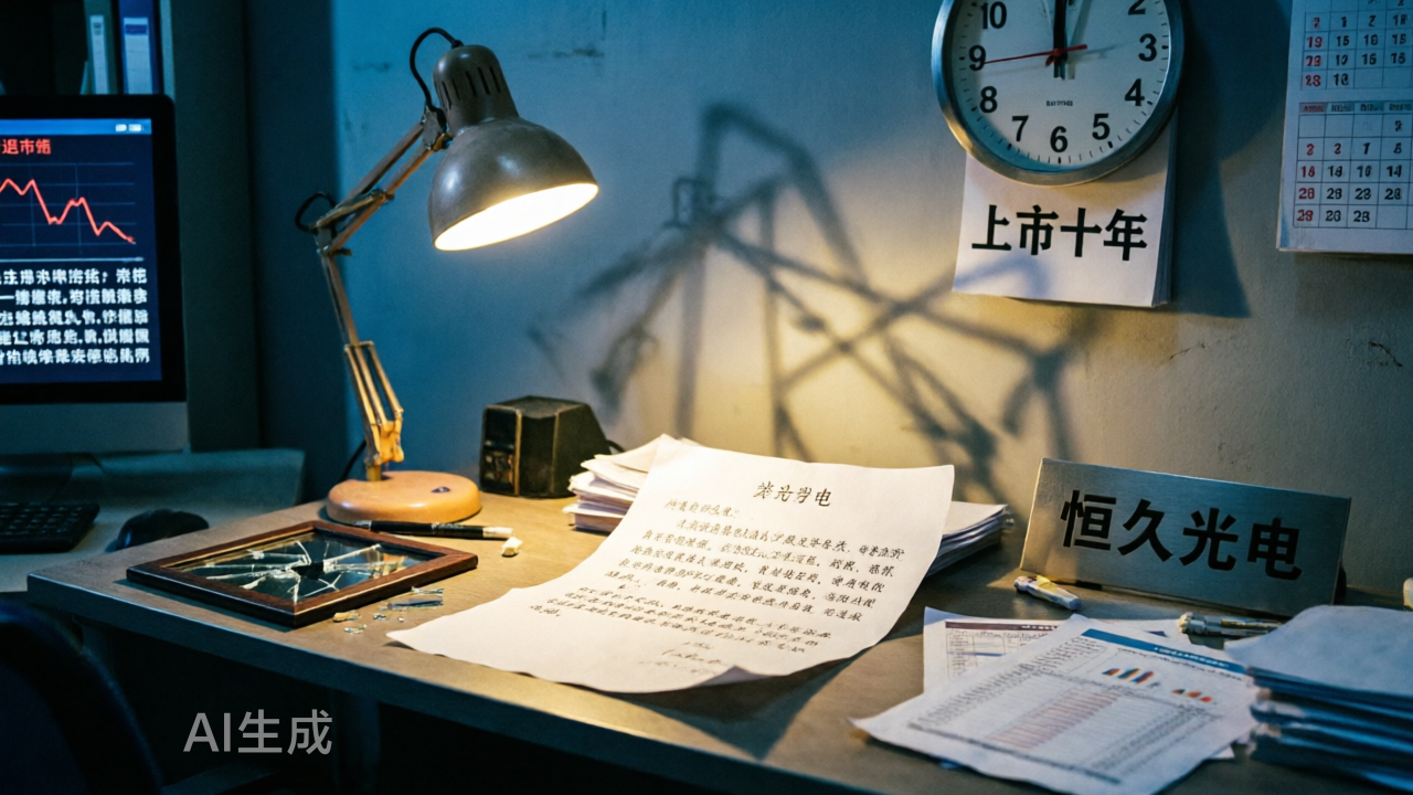 退市前夜突发公开信，恒久光电上市十年终局只剩罗生门