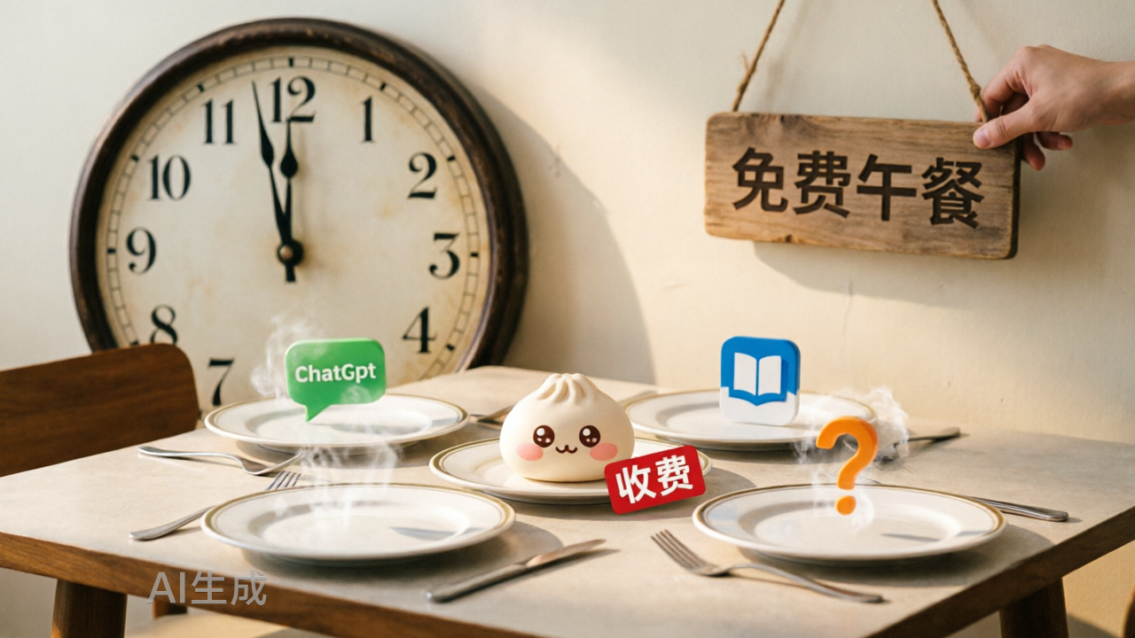 连豆包都收费了，你的AI还有多少“免费的午餐”？