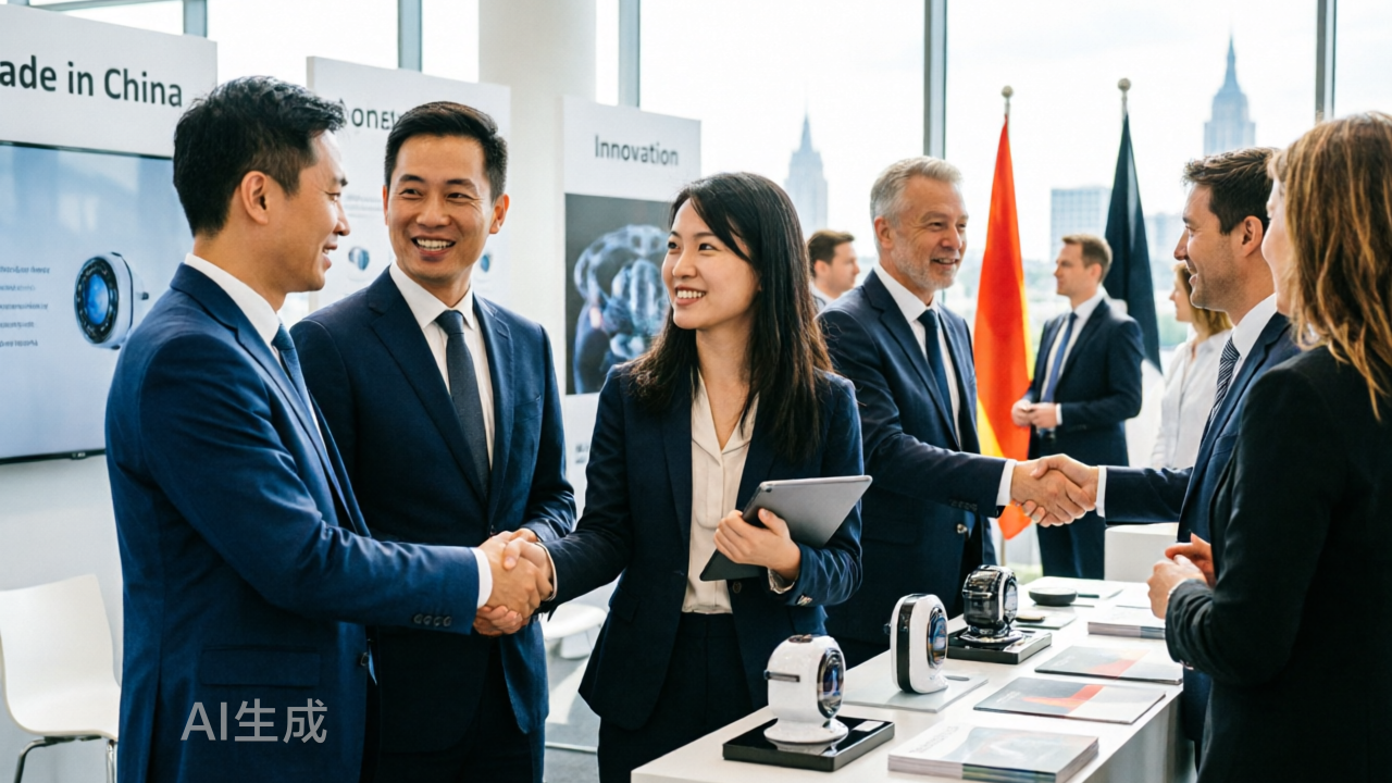 逃离国内红海，德国慕尼黑展会上的那些中国面孔，跨过贸易高墙追求的到底是什么？