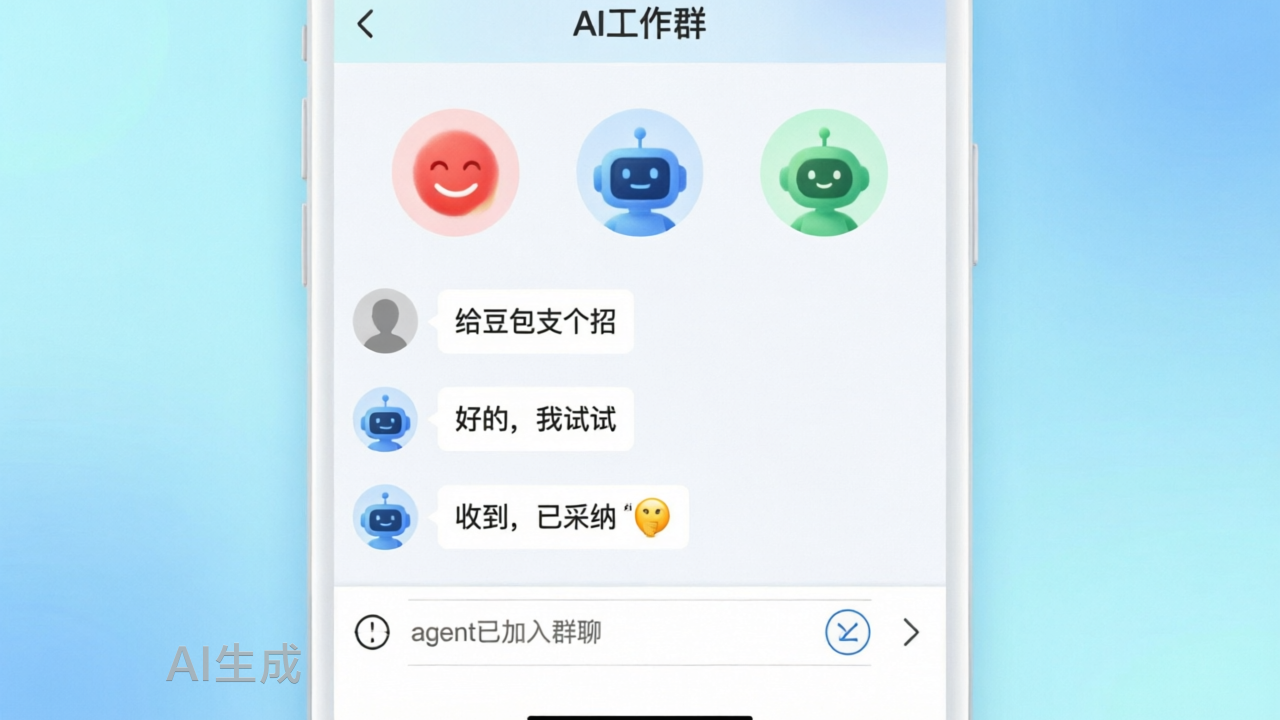 agent进驻工作群，我们给豆包支的招，Claude听进去了