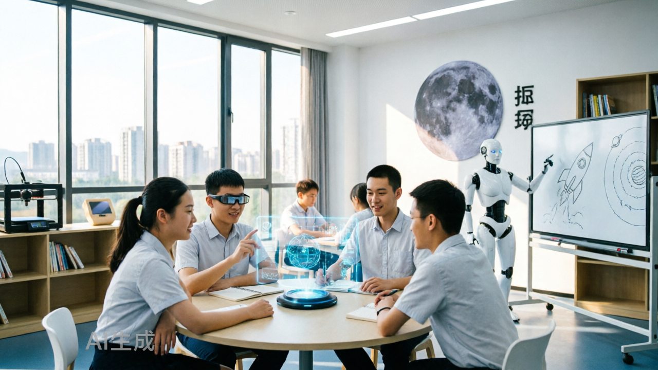探访北京探月学校：AI时代“超级高中生” 、大学外的第三种可能与中国创新教育