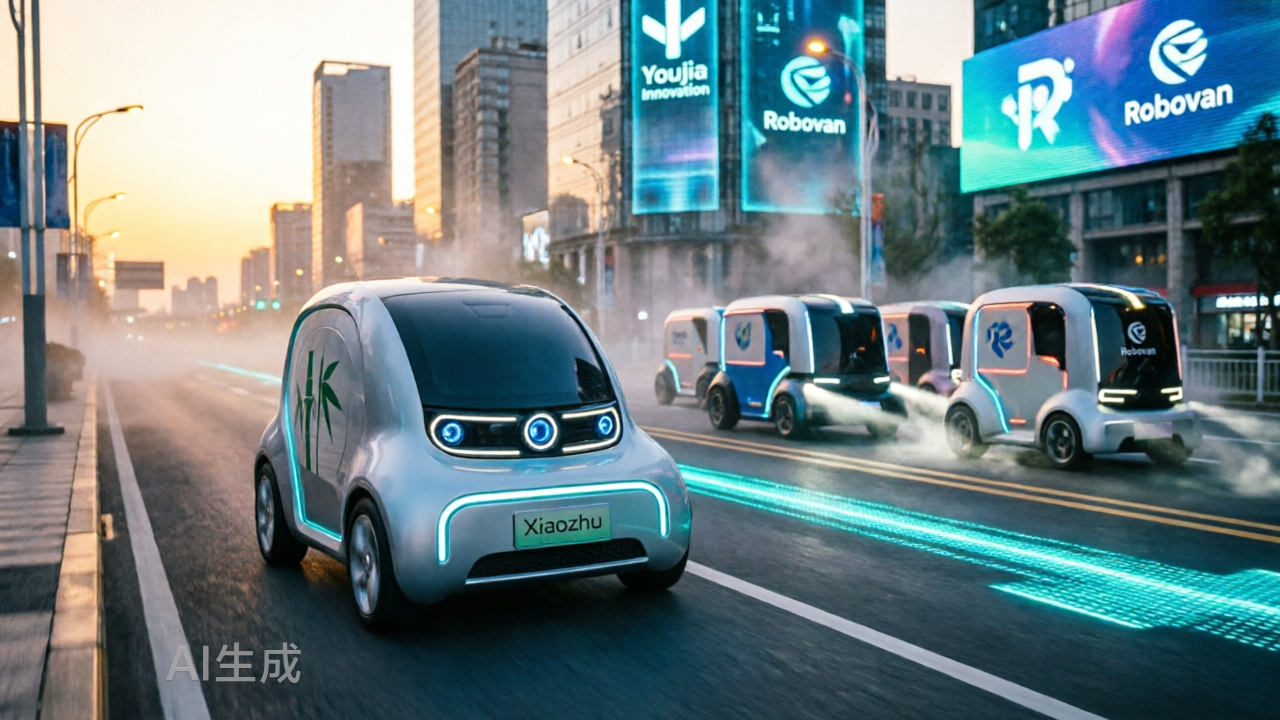 小竹无人车“凶猛”，佑驾创新开启Robovan“四国杀”