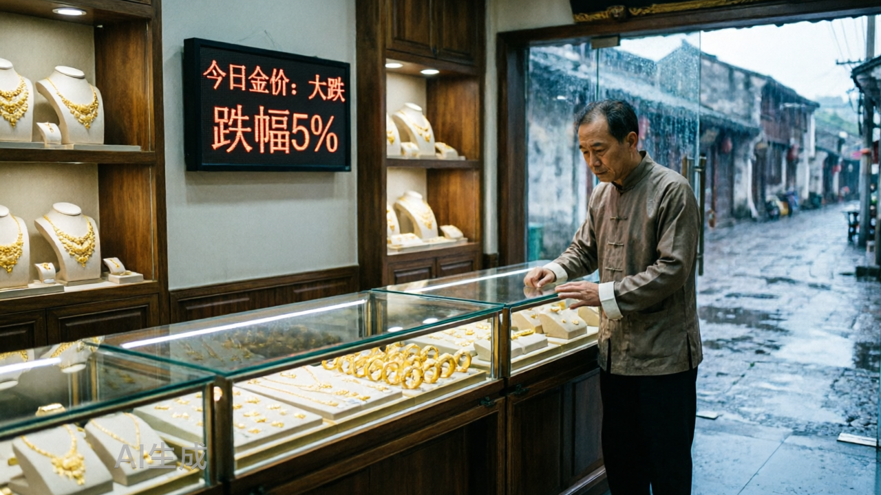 金价大跌，老铺黄金迎来「压力测试」
