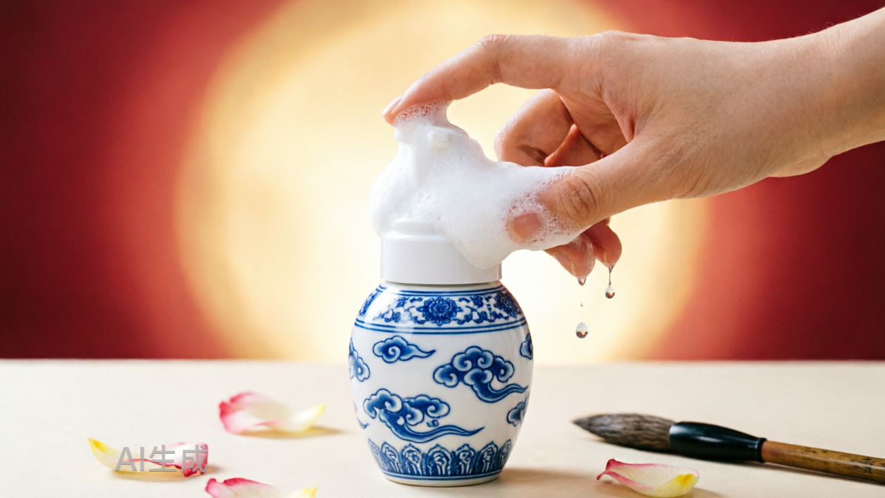 美妆国货，挤泡沫