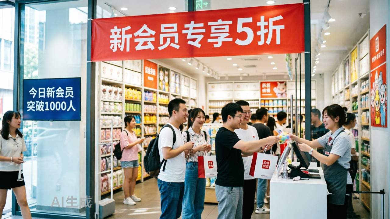 名创优品，激进拉新