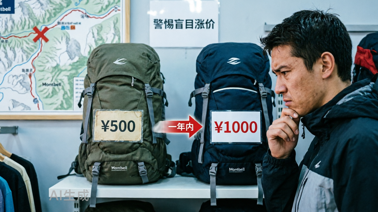 一年不到价格翻番，小鹰不能走Montbell的老路