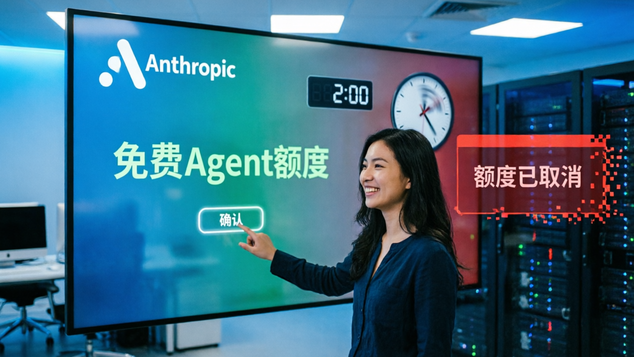 Anthropic刚说免费送Agent额度，结果2小时后就反悔了