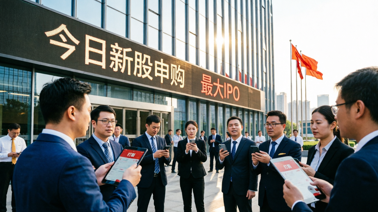 今天，深交所最大IPO打新了