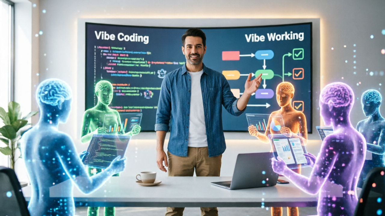 Vibe Coding到Vibe Working，职场人该学会指挥Agent团队了