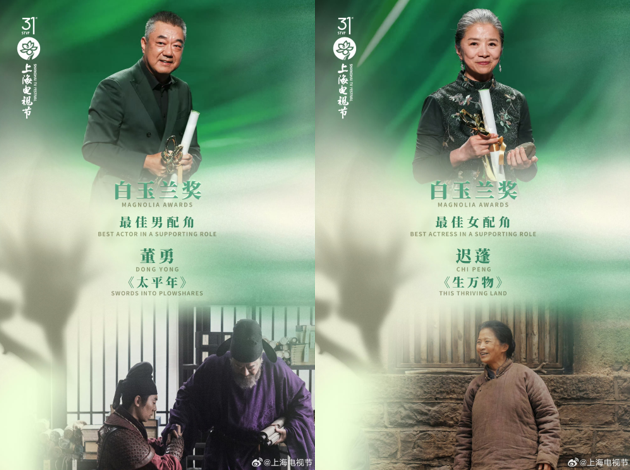 白玉兰“神仙打架”的一年：于和伟 杨紫捧杯帝后、《太平年》成最大赢家