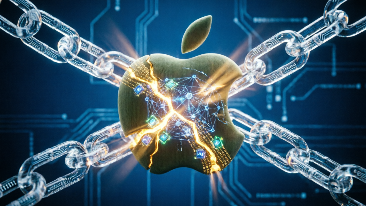 苹果的 "AI 主权裂缝"：三个相互强化的结构性约束