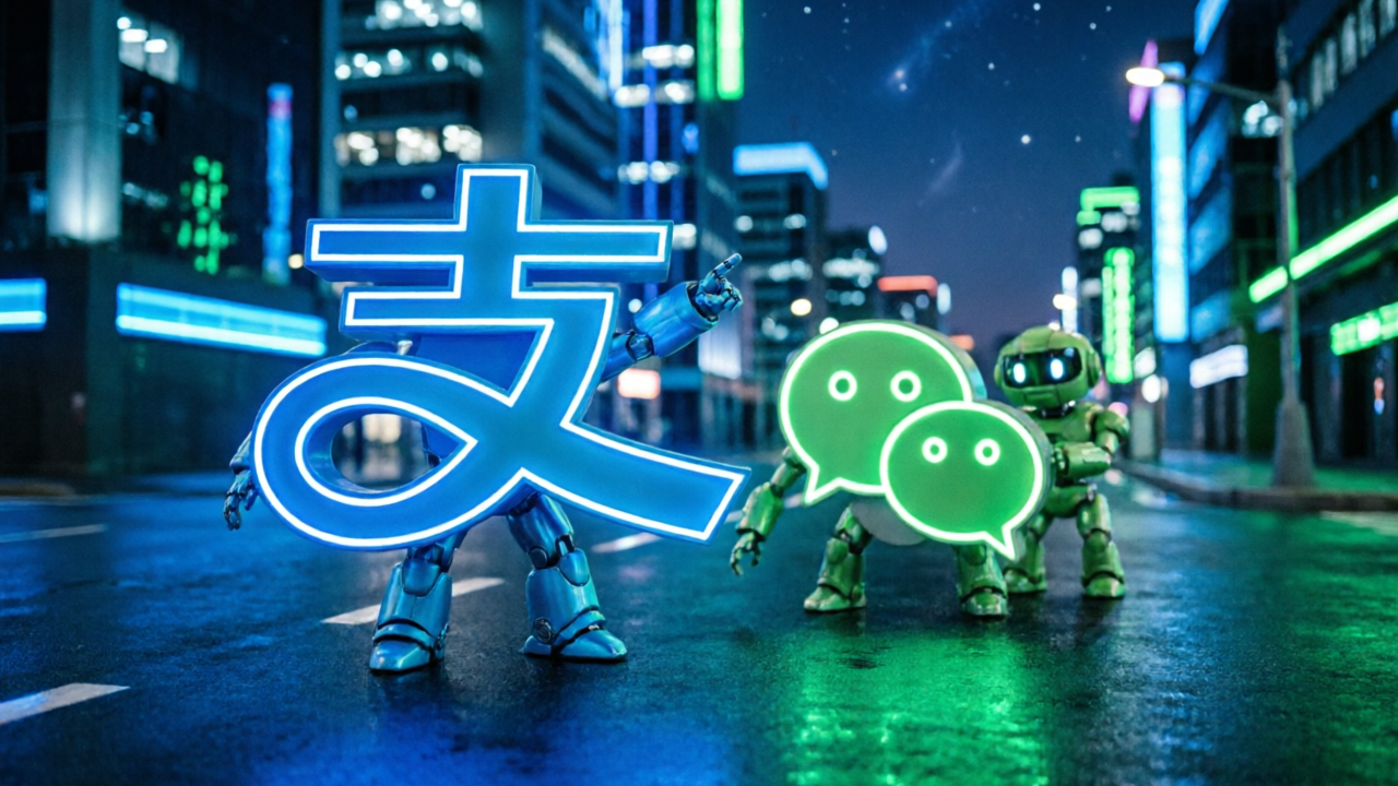 只有支付宝配替微信探路