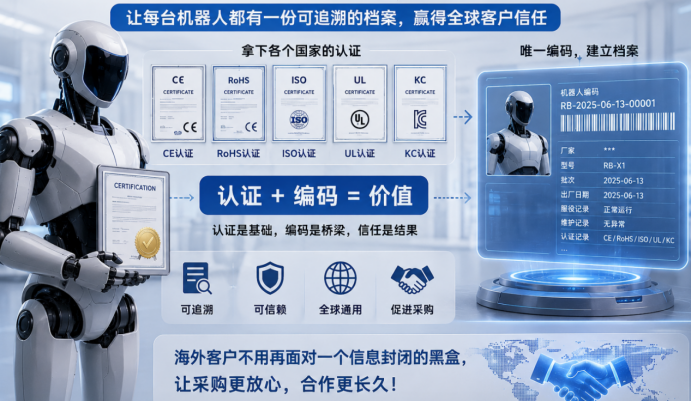 2.8万台机器人领了“中国护照”，海外认吗？
