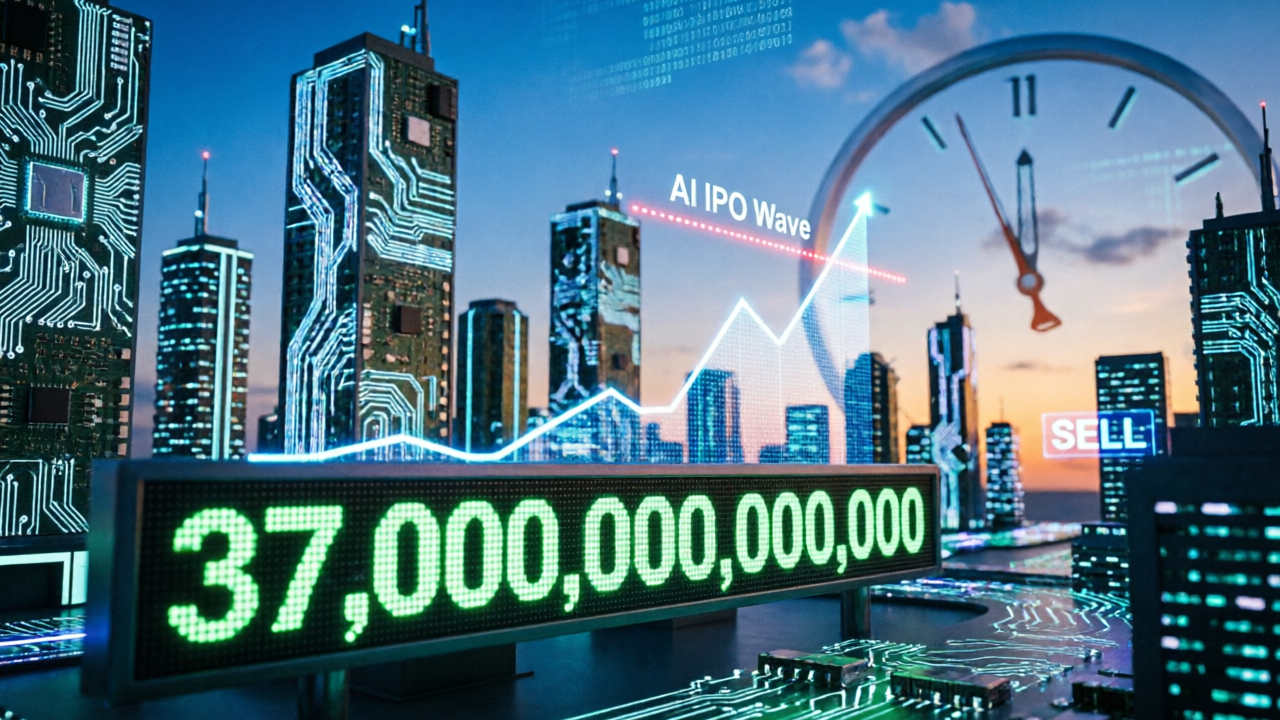 37000亿，史上最大AI IPO潮来了，但美股见顶信号也亮了