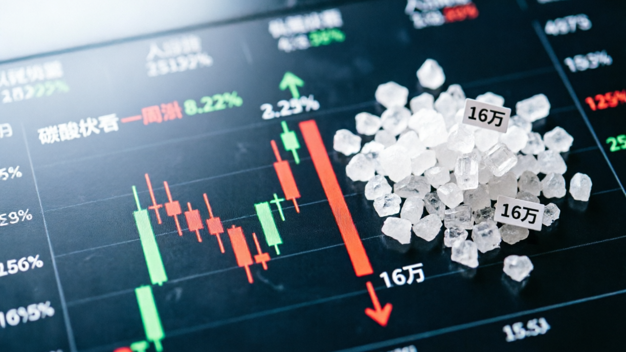 一周飙涨8.22%后跌回16万，“白色石油”碳酸锂还能翻红多久？