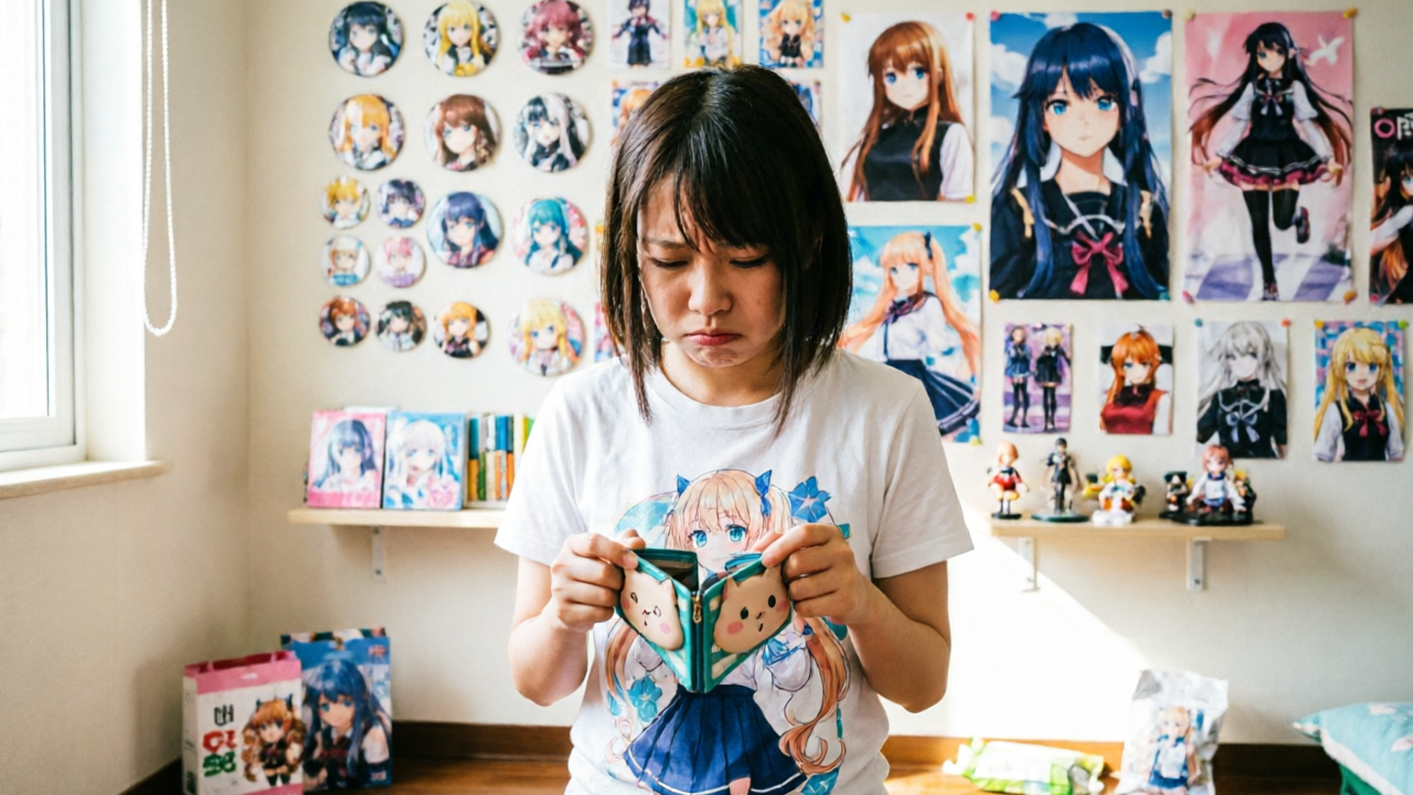 满墙的谷子，空空的钱包：一个二次元少女的“厨力焦虑”