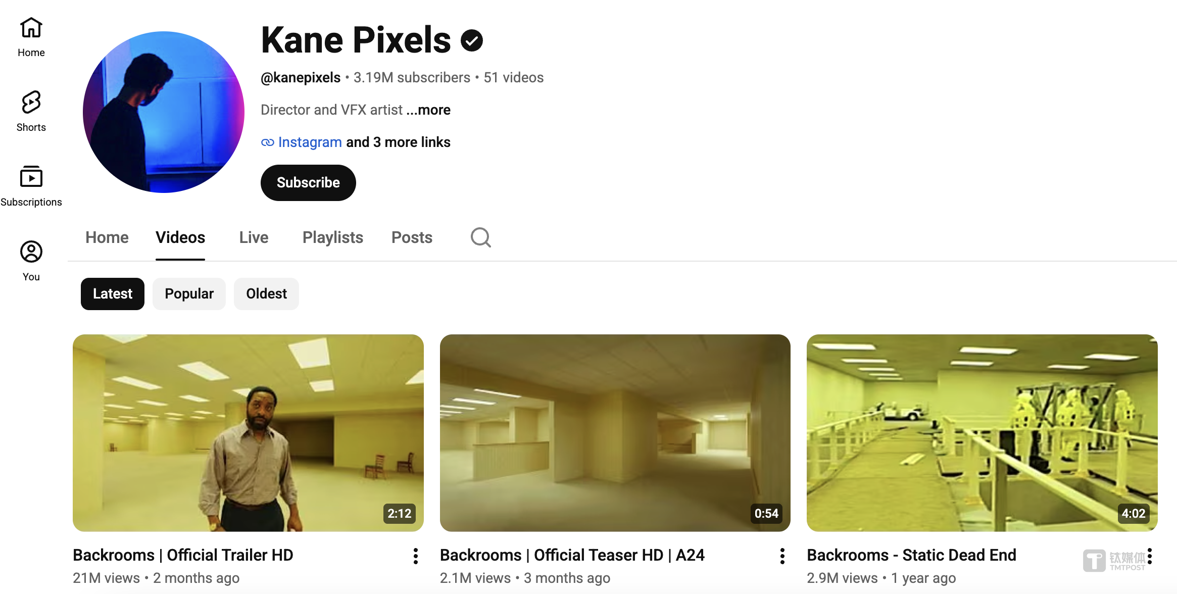 凯恩·帕森斯的YouTube频道上是大量个人风格化作品,怪诞不经又新奇可爱。