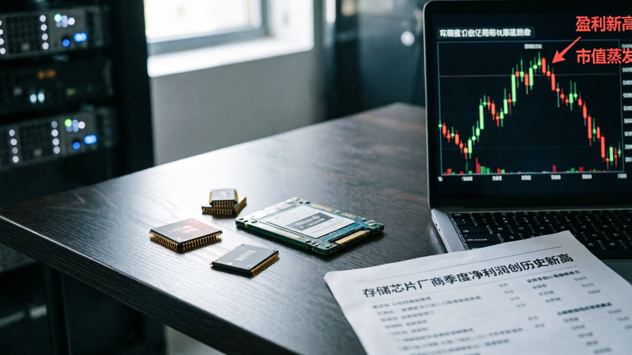 盈利新高市值蒸发：谁在砸盘存储股？