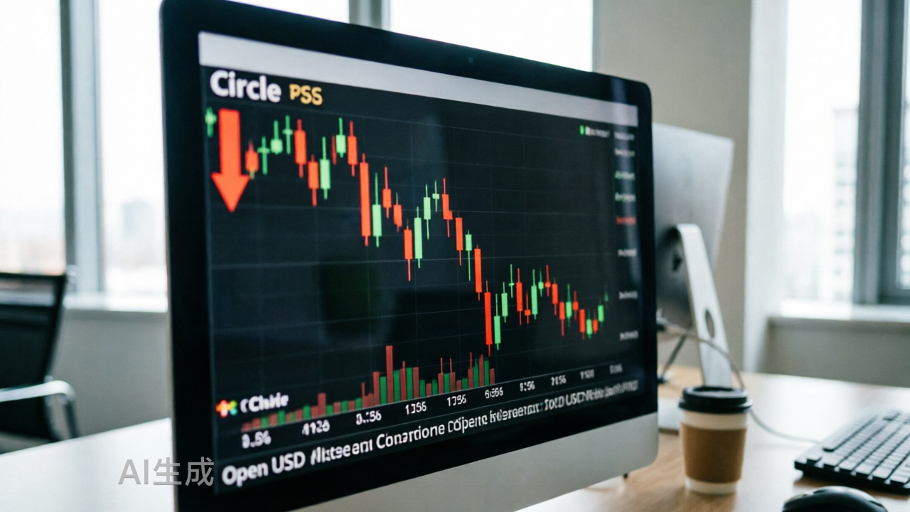 Open USD 刚组局，Circle 股价先跌为敬