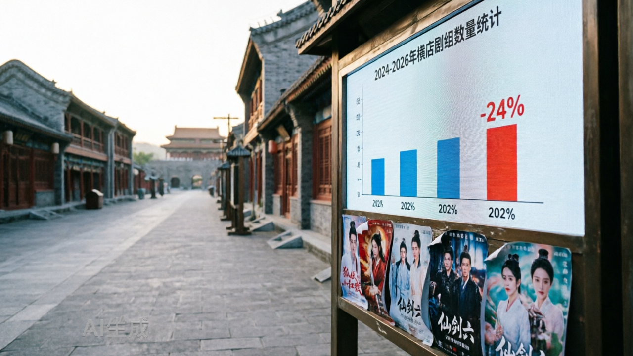 横店剧组2年全览：2026暴跌24%，孟子义成劳模