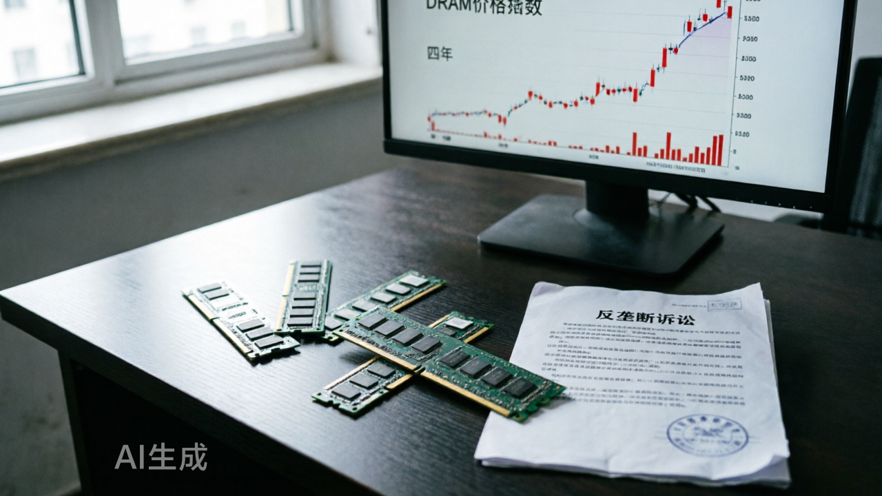 存储三巨头遭反垄断起诉，DRAM四年暴涨7倍引争议
