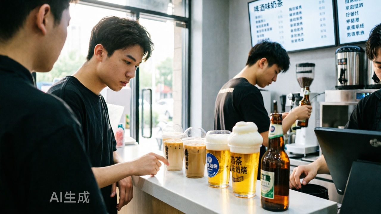 既要又要，年轻人爱上“啤酒味”奶茶