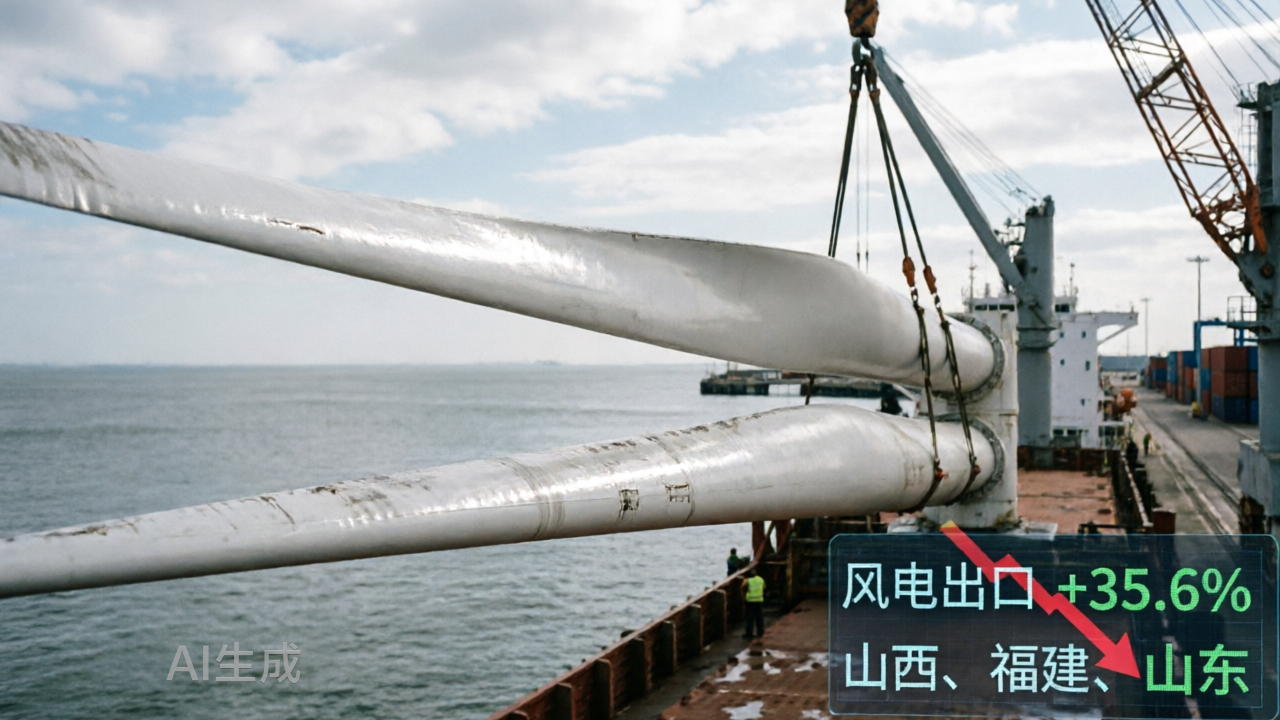 风电出口大涨35.6%，山西福建山东三省领衔，但风电板块普遍承压，资本市场为什么不买账？
