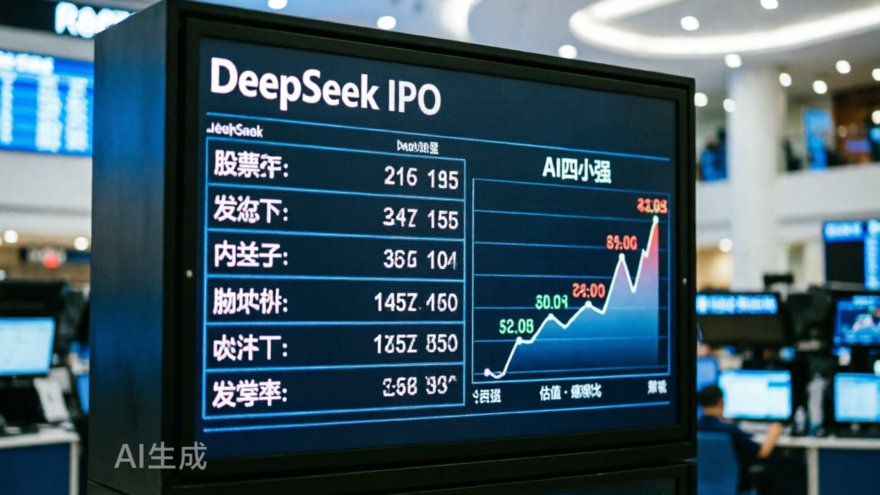 DeepSeek冲刺IPO，“AI四小强”的估值都要重算了