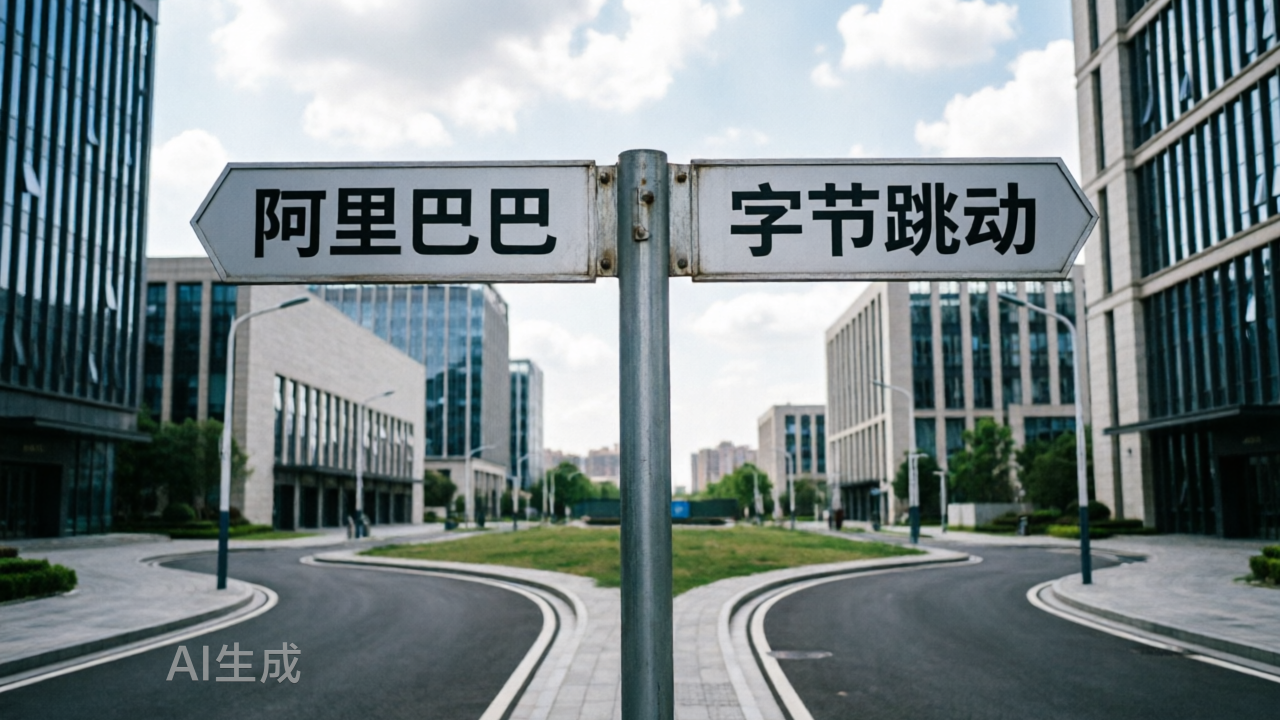 阿里向左，字节向右