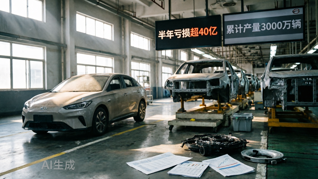 半年亏损超40亿，广汽还能否迎来下一个3000万辆整车？