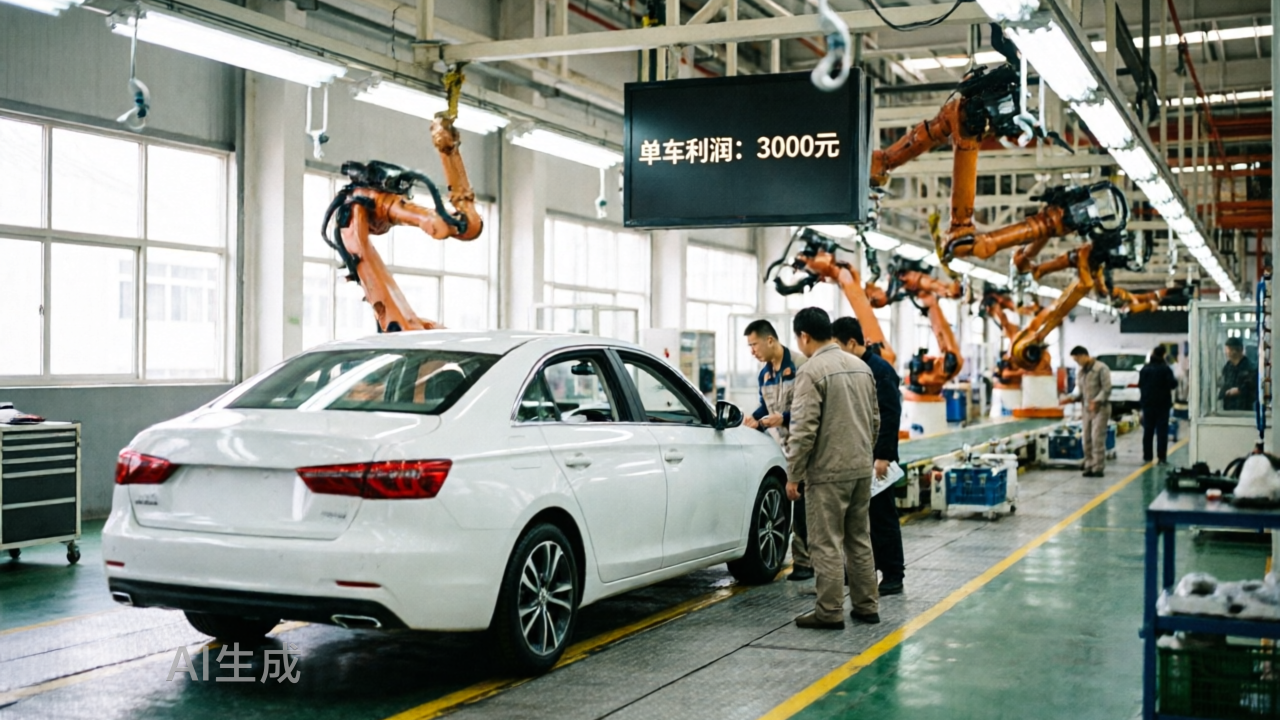 一辆车只赚3000元？