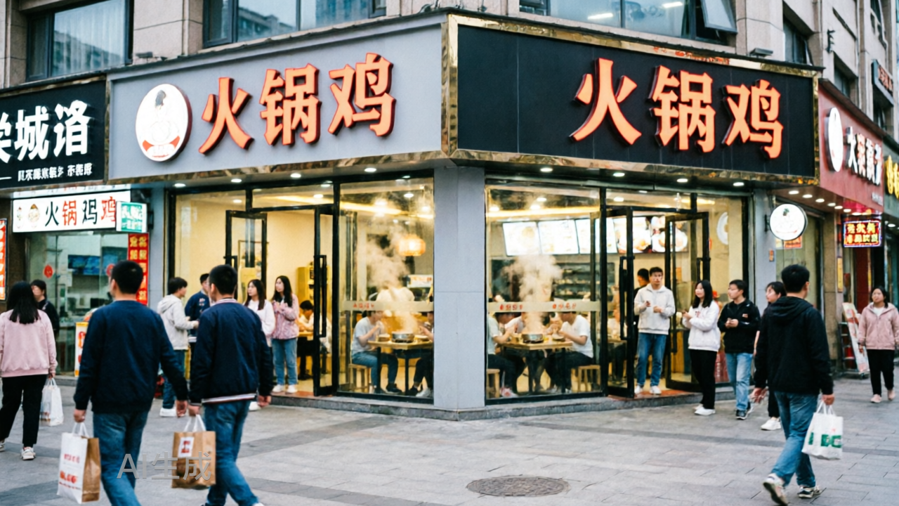 100米开2家店，火锅鸡成今年大学城最火生意？