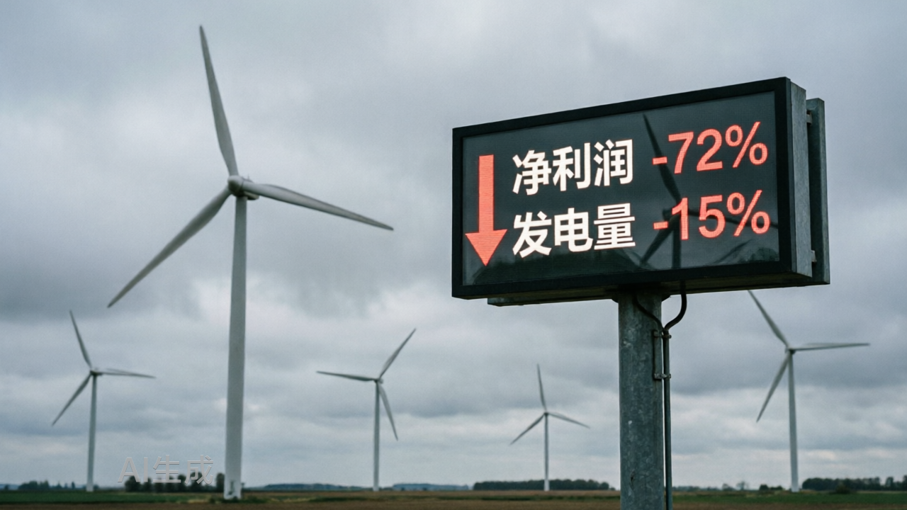 三峡能源半年净利跌超七成，龙源电力、国投电力等发电量持续下降 ，新能源发电行业遭遇“量价双杀”