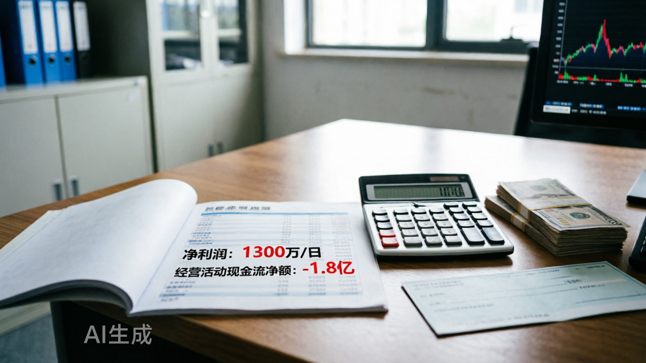 日赚1300万却倒贴1.8亿现金流，天华新能的“纸面富贵”藏不住了