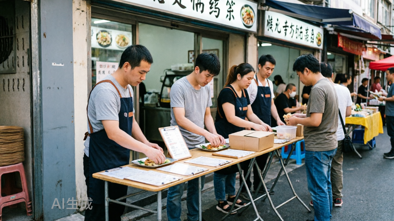 被地摊截流生意，一批餐饮店开始“摆摊自救”