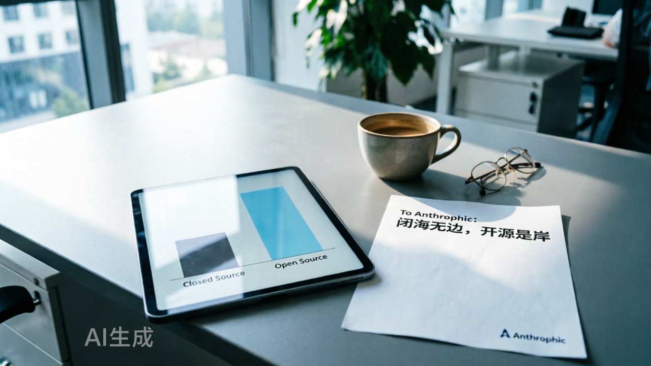 To Anthropic：闭海无边，开源是岸