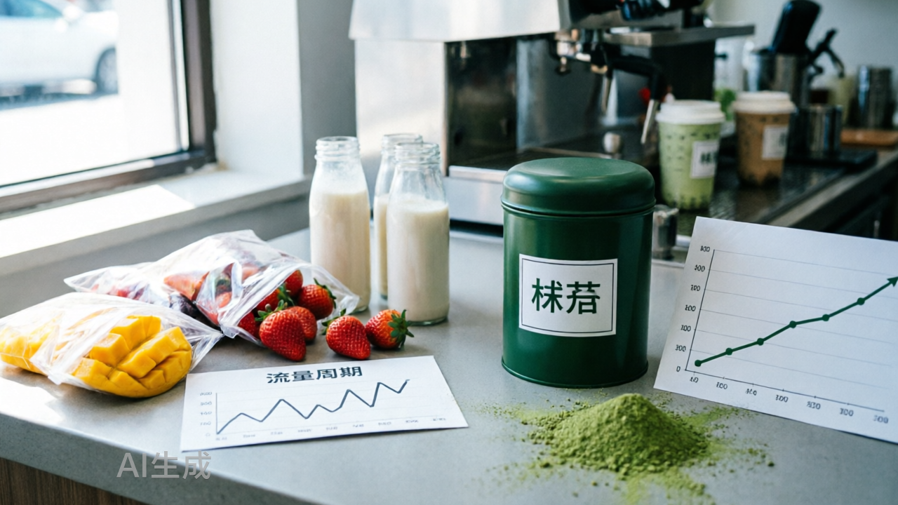 新茶饮带火众多原料，为何只有抹茶跳出流量周期？