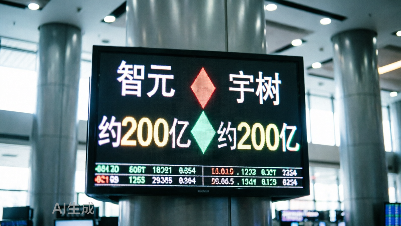 两个“世界第一”打到交易所，智元要和宇树争400亿身价