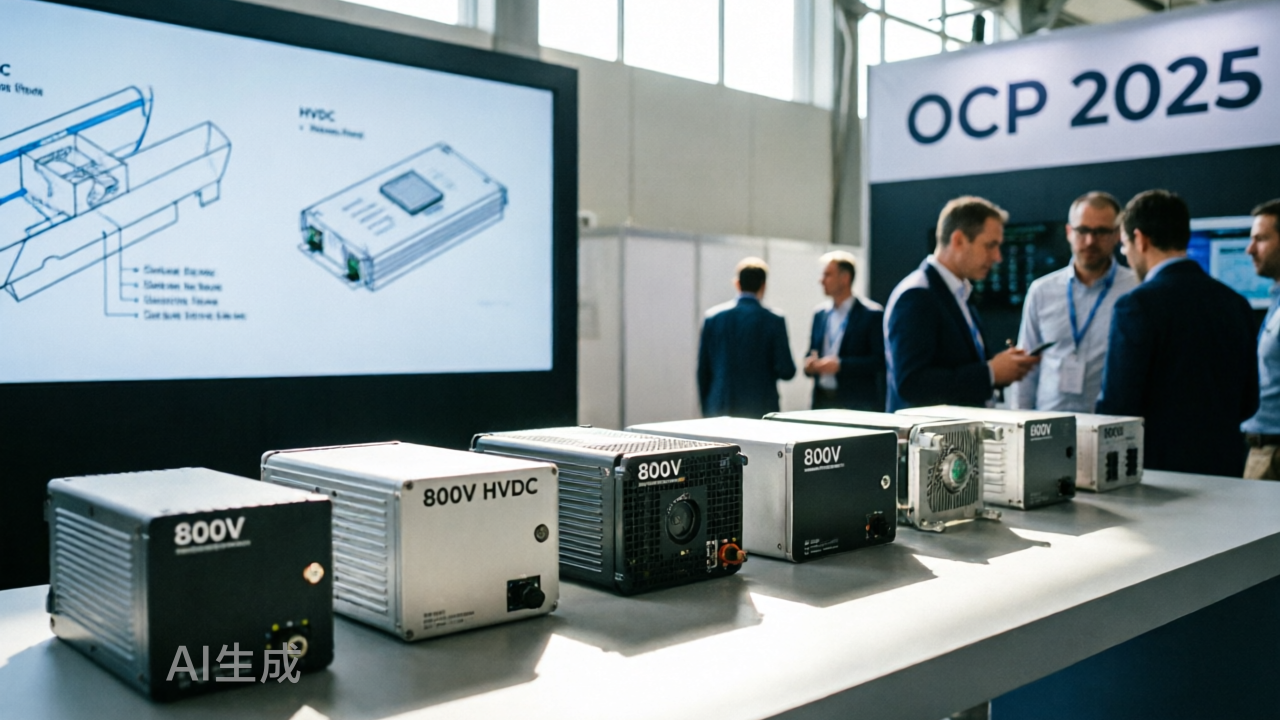 800V HVDC器件瓶颈已破：OCP 2025八家同台背后的产业共识与制式之争